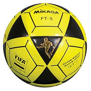 Official footvolley ball, #5, black / yellow