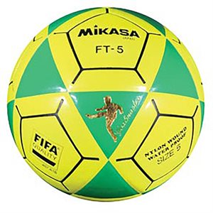 Official footvolley ball, #5, green / yellow