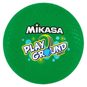 Four Square playground ball, green, 8½"