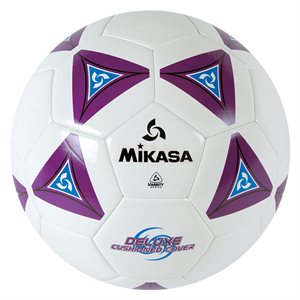 Cushioned cover soccer ball, purple