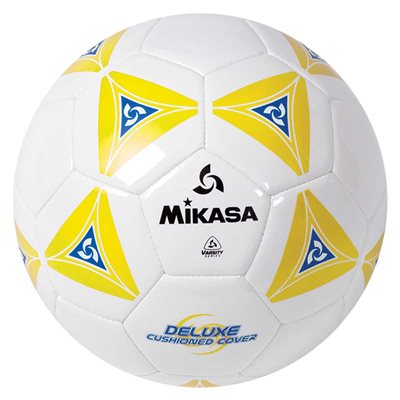 Cushioned cover soccer ball, yellow